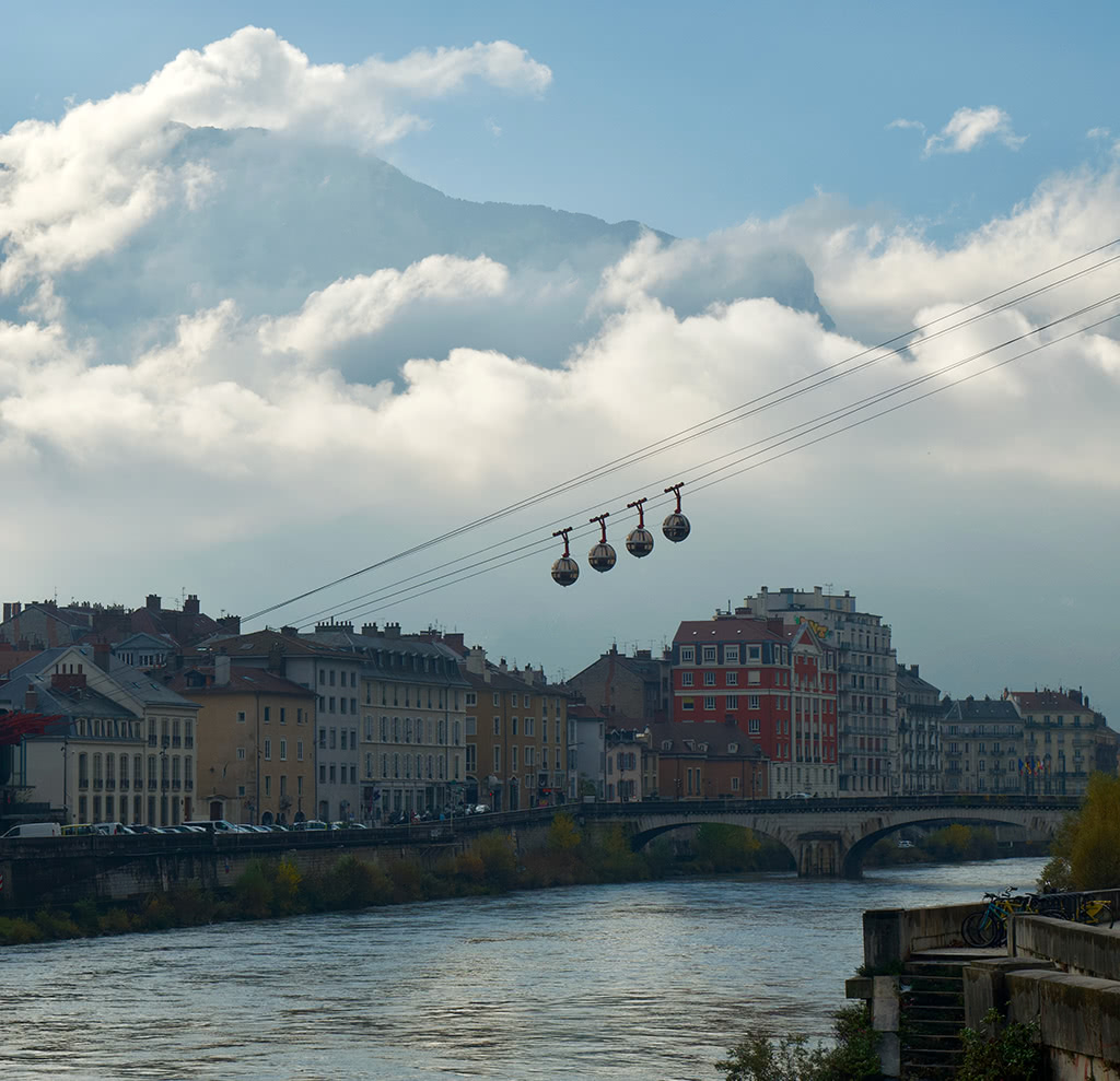 Las burbujas de Grenoble, Francia