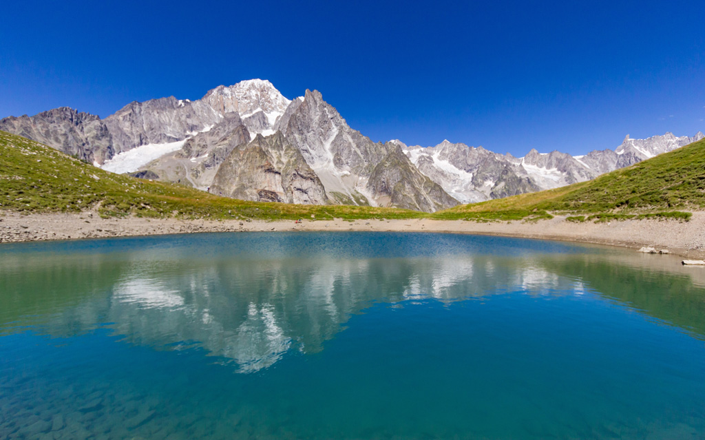 Lake Checrouit in Aosta Valley