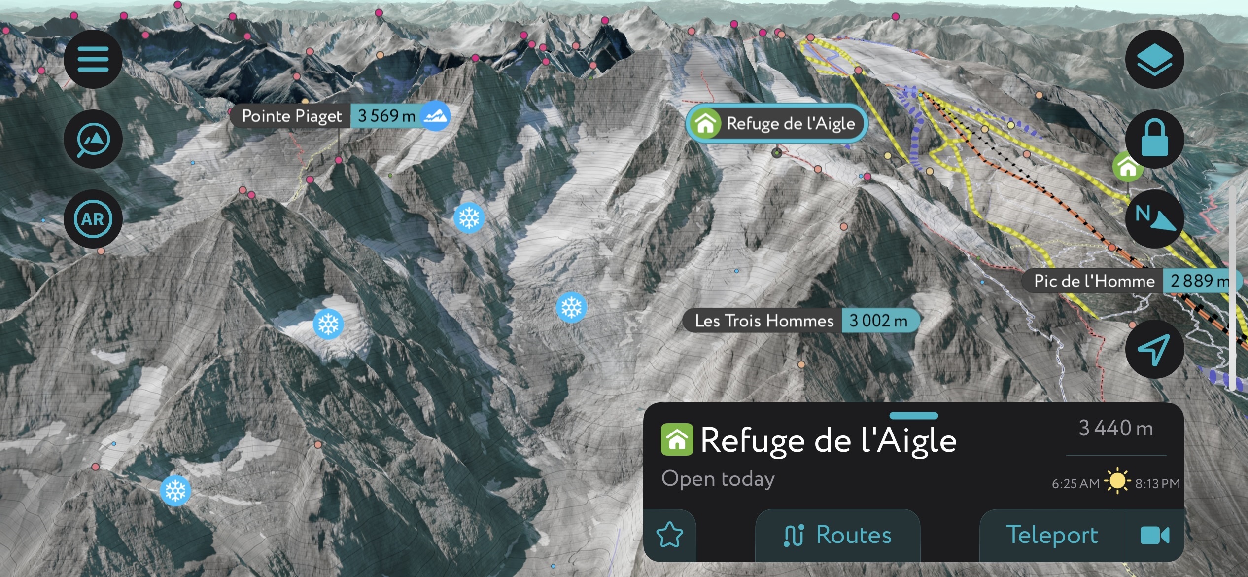 The PeakVisor mobile app is the perfect tool to take your ski touring to the next level.