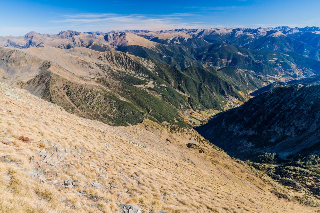 Parc Natural Comunal de les Valls del Comapedros, Andorra aerial