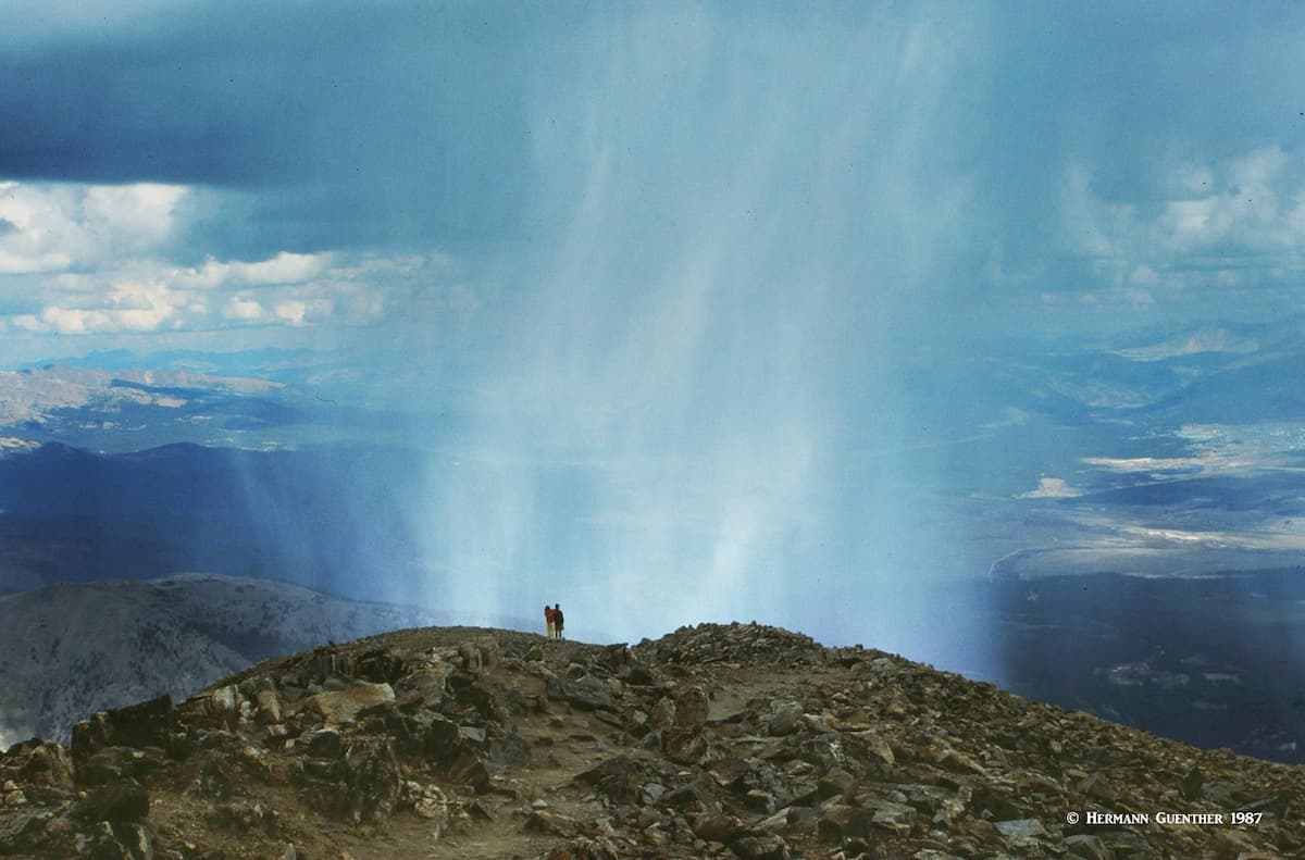 Storm on Mount Elbert