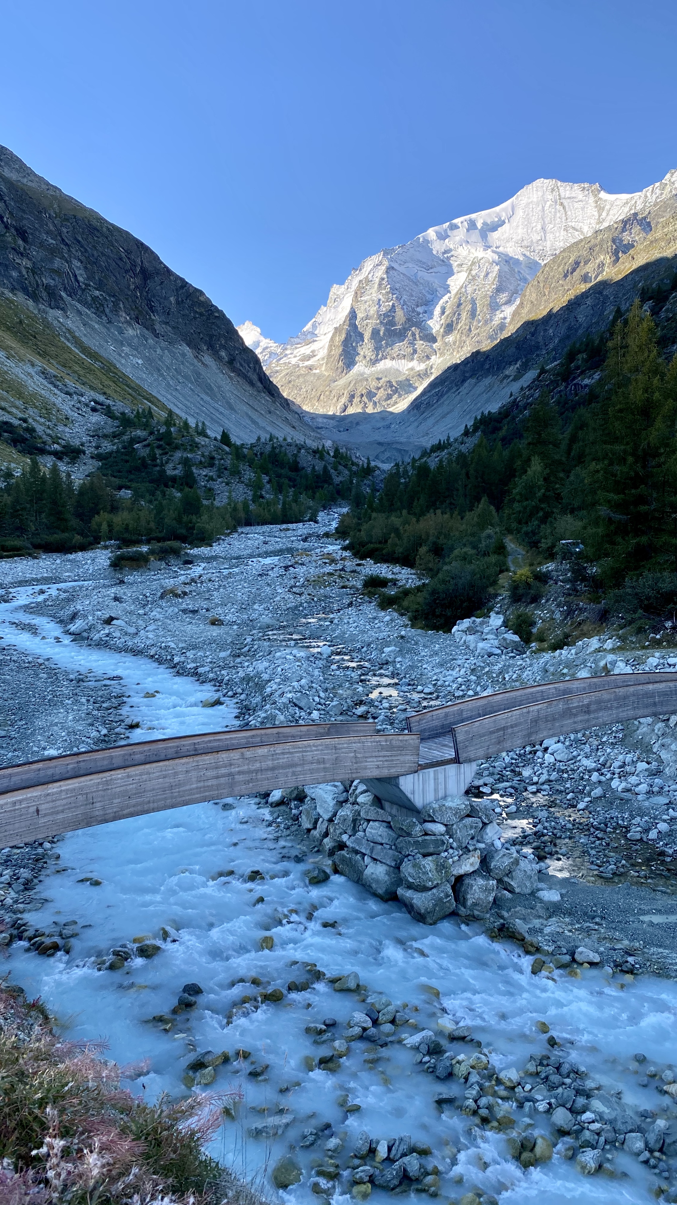 Grand Cornier looming above Val d’Herens, Switzerland