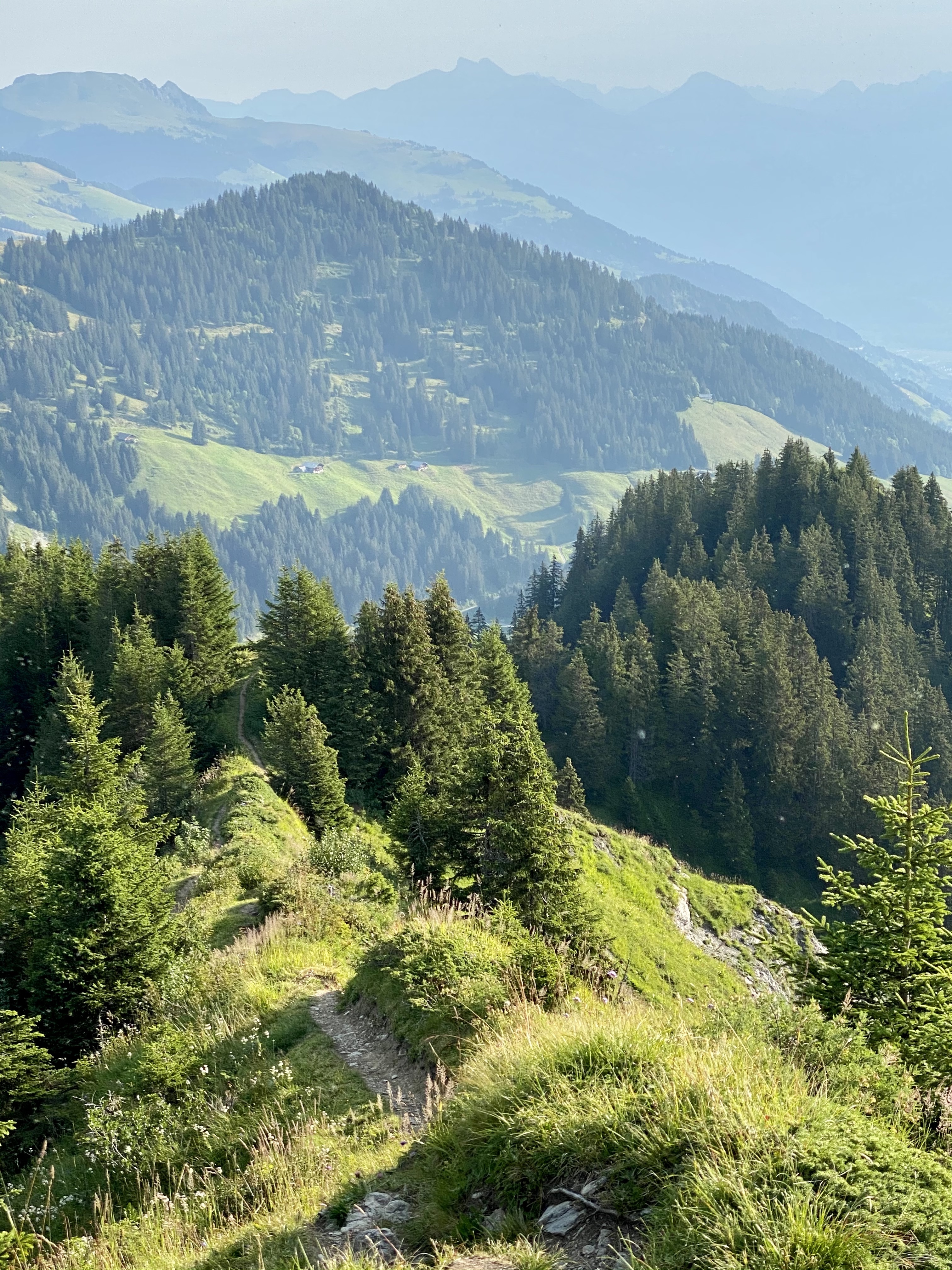 Layers of mountains