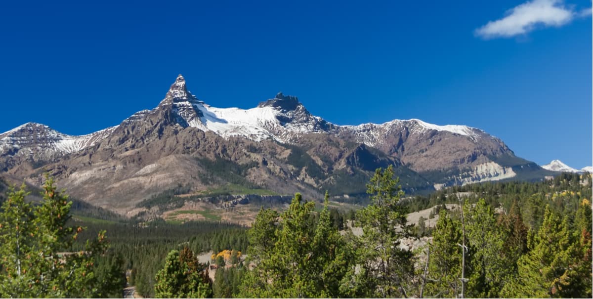 Pilot and Index Peaks Overlook. North Absaroka Wilderness