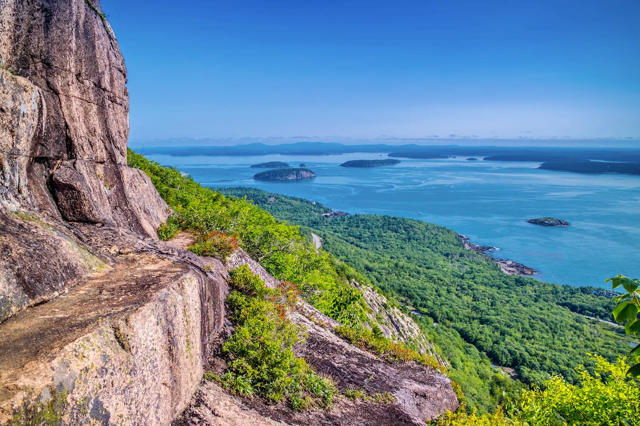 The Precipice Trail in Acadia National Park