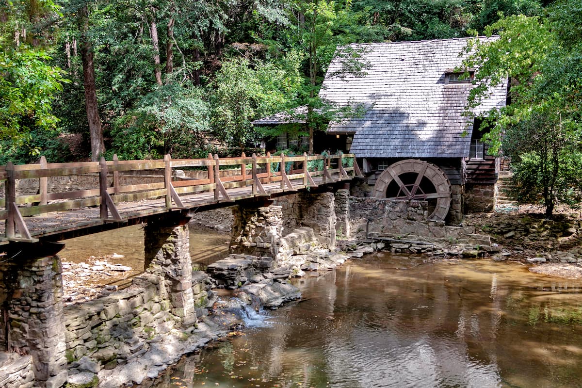 Shades Creek Grist Mill and bridge, Alabama