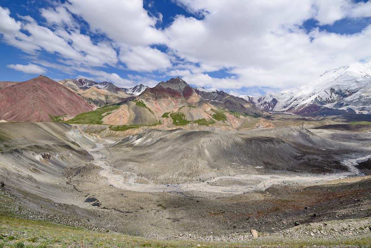 Landscapes in the Alay valley 