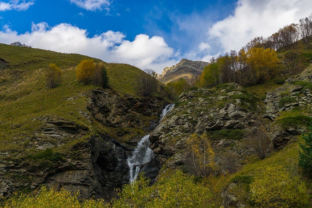 Waterfalls. Alania National Park