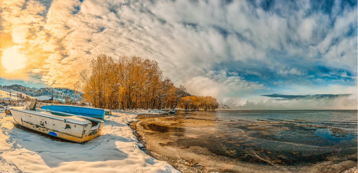 Largest lake in the Mountainous Altai – Markakol