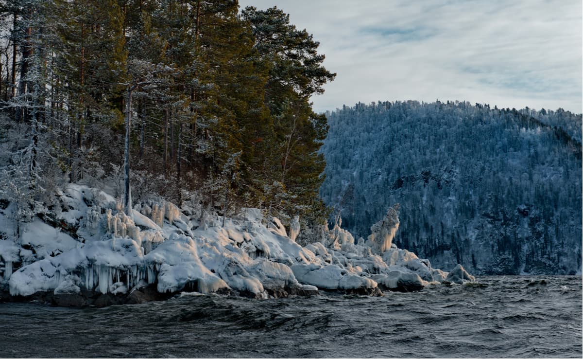 Winter in  Altai State Natural Biosphere Reserve