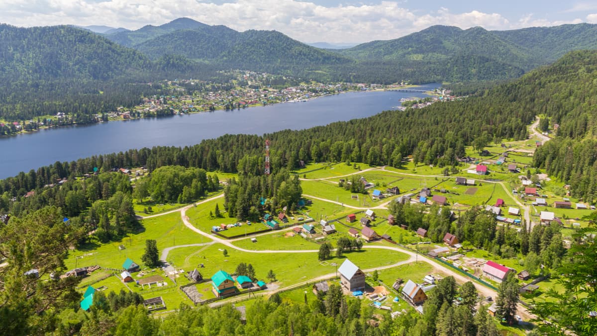 Artybash village. Altai State Natural Biosphere Reserve