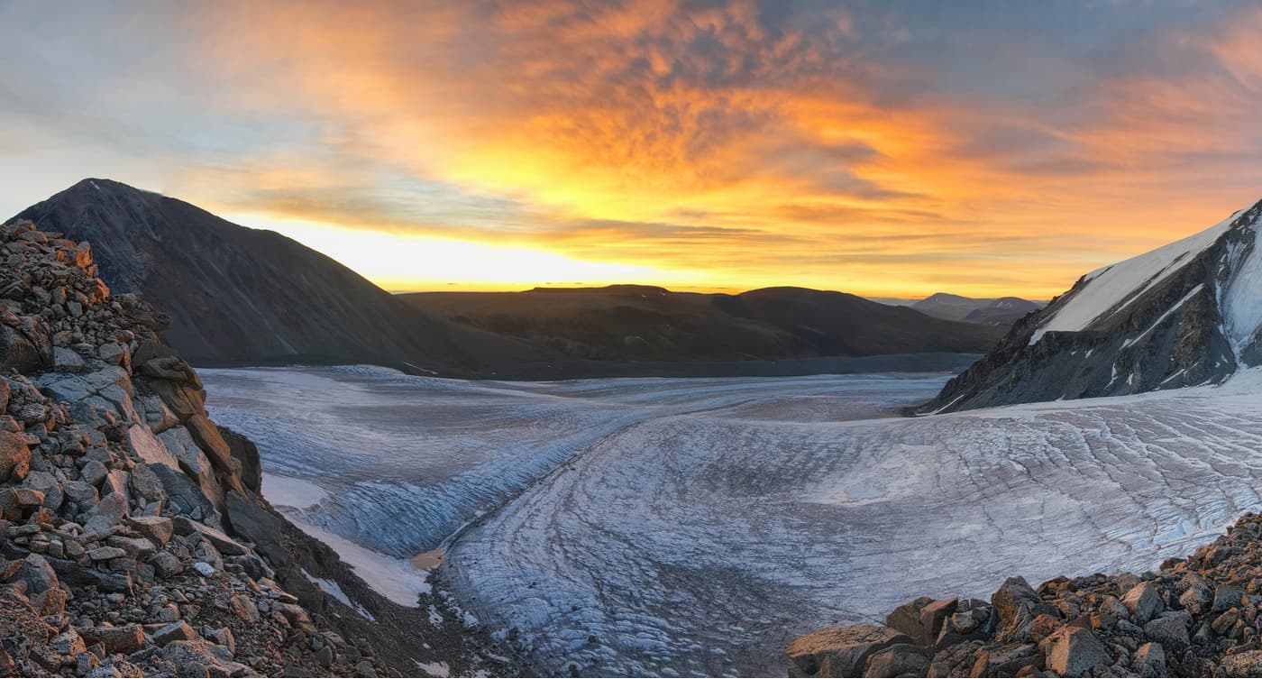 Altai Mountains   Altai Mountain Potanin Glacier 