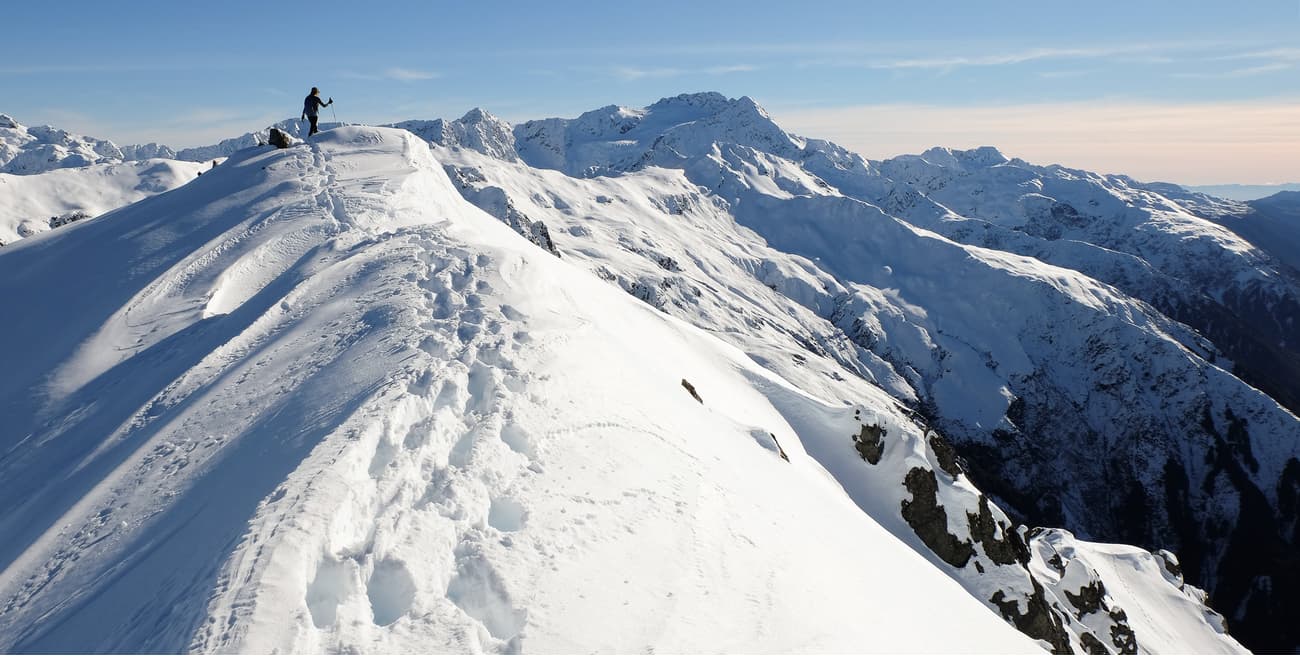 Climbing the high mountains. Arthur’s Pass