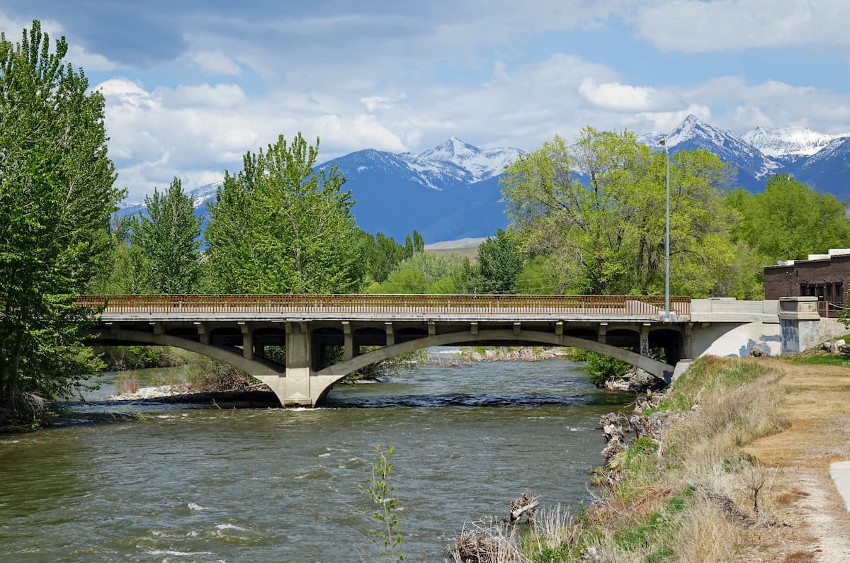 Town of Salmon. Beaverhead Mountains