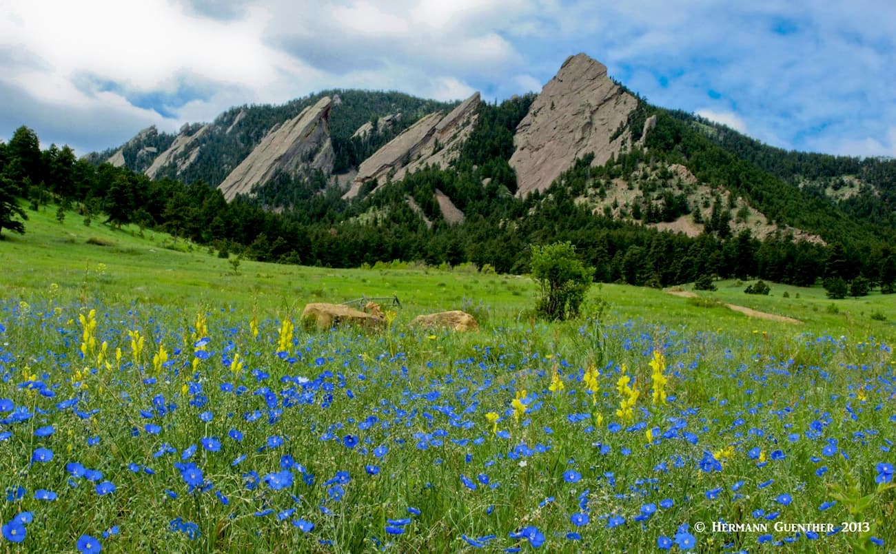 Chautauqua Park, The Flatirons. Boulder County
