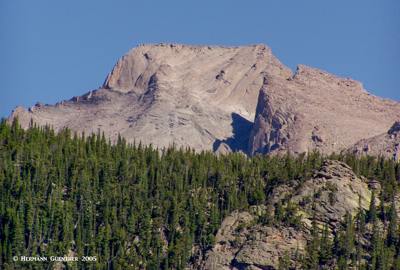 Longs Peak South Face. Boulder County