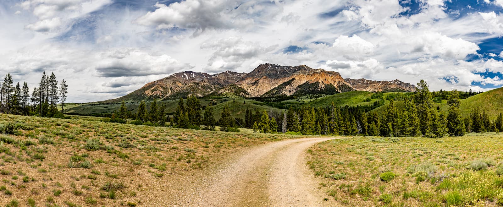 Boulder Mountains landscape