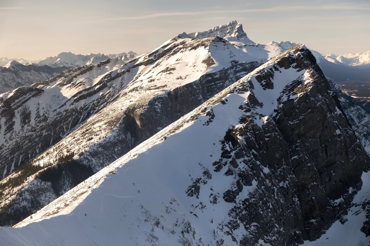 Ha Ling Mountain Peak . Calgary, Alberta