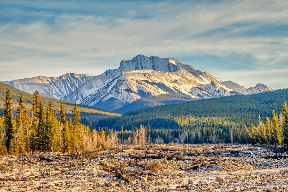 Fisher Peak. Canadian Rockies