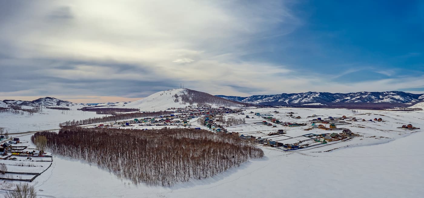 Chelyabinsk winter lake