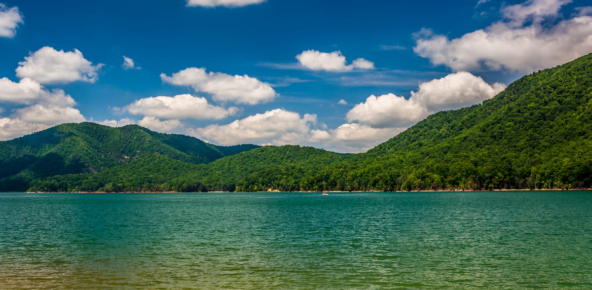 Watauga Lake, in Cherokee National Forest