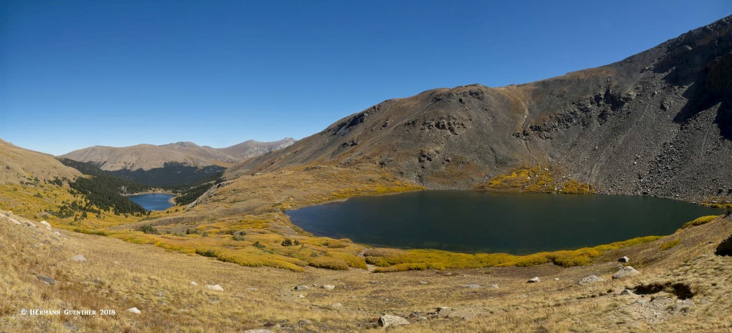 Naylor Lake (l) and Silver Dollar Lake (r)