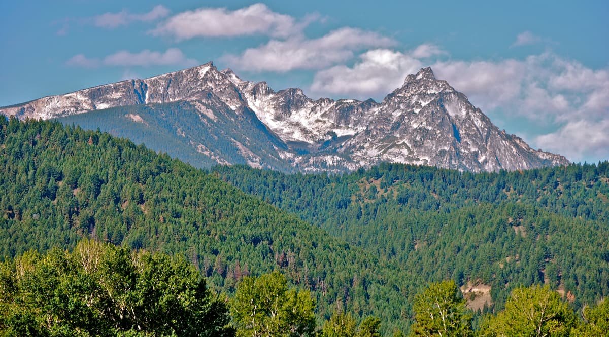 Trapper Peak in the Bitterroot Mountain Range
