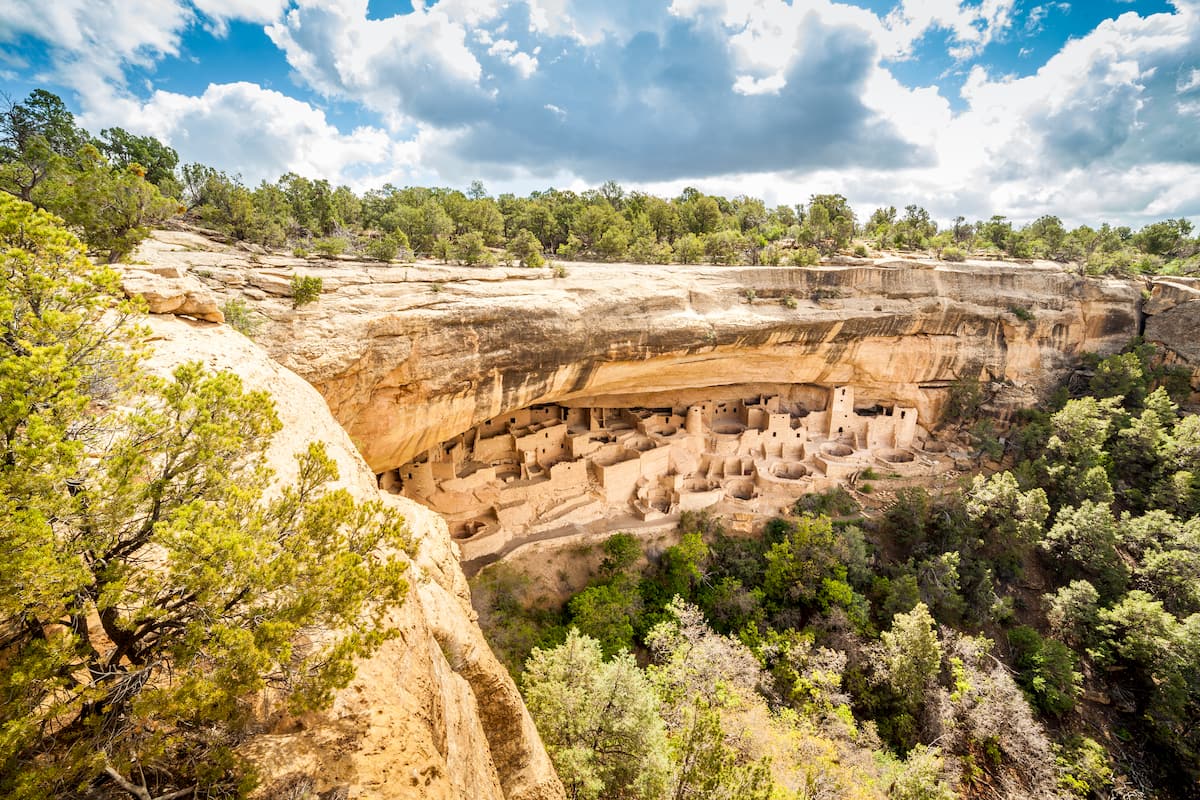 Cliff dwellings in Mesa Verde National Parks