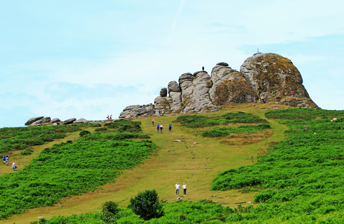 Hound Tor via Haytor Rocks. Dartmoor National Park