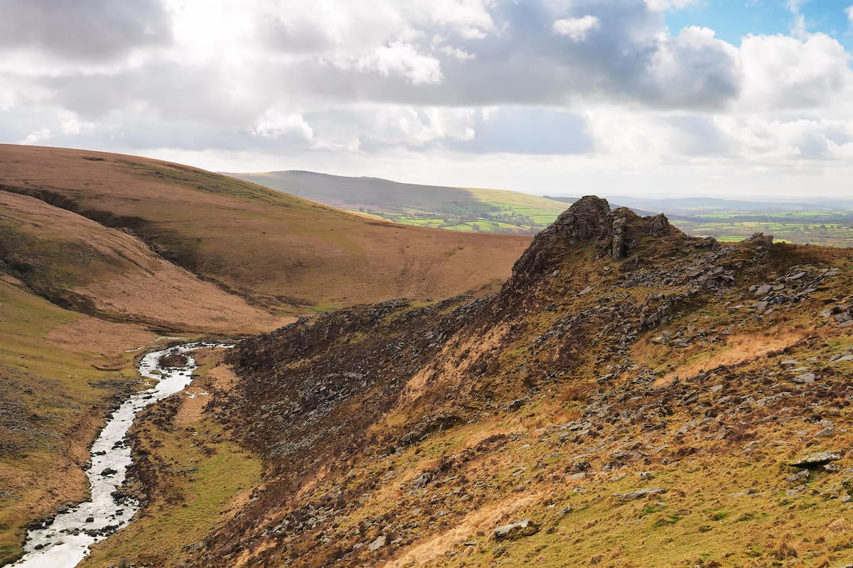 Tavy Cleave And Hare Tor. Dartmoor National Park