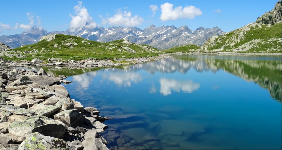 Belledonne mountain rangey