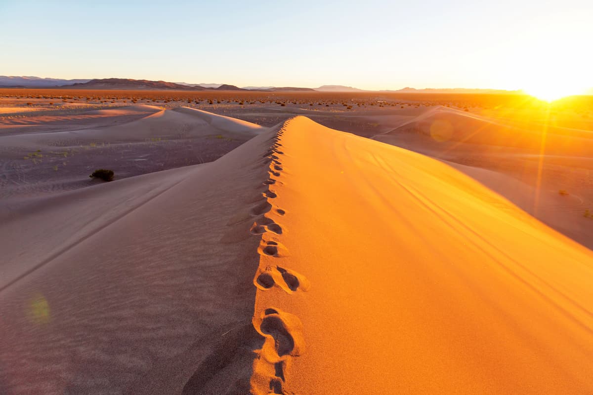 Sand dunes in Death Valley National Park