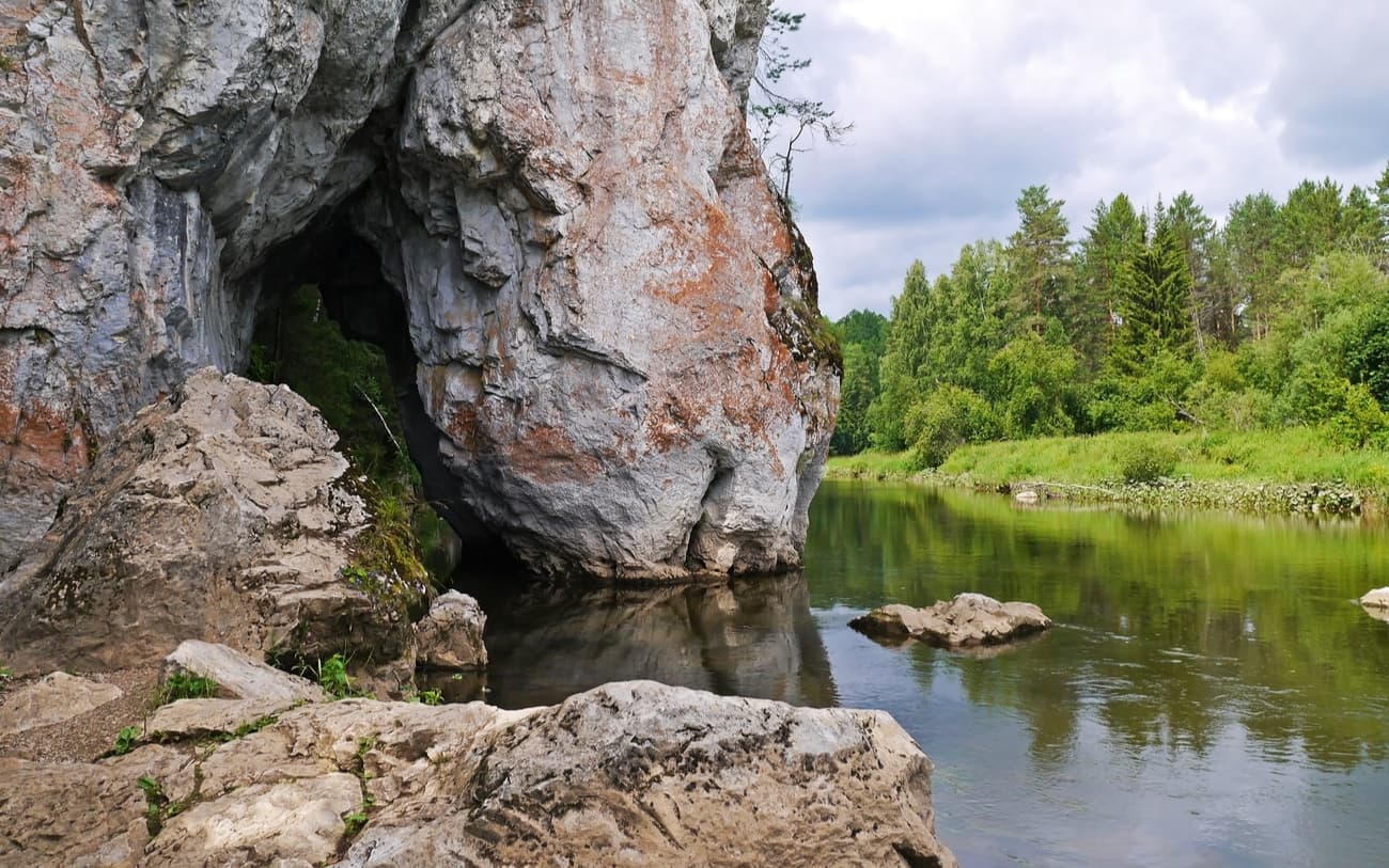 The Leaky Stone. Deer Brooks Nature Park