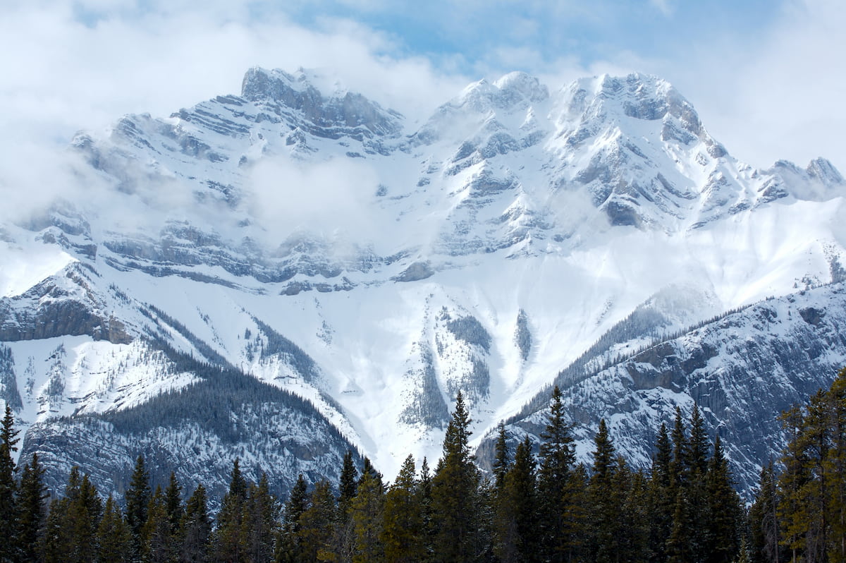 Mount Cascade near Banff. East Vermilion Range