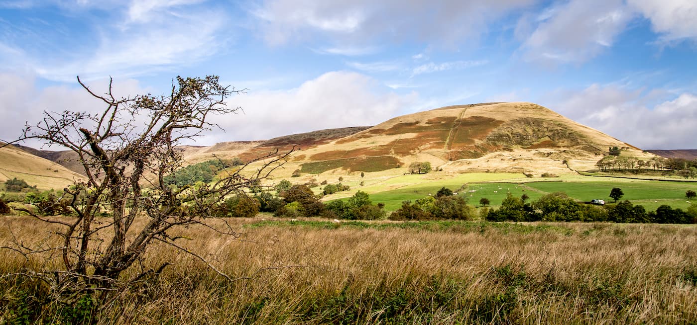Kinder Scout Circular Walk. Peak District National Park