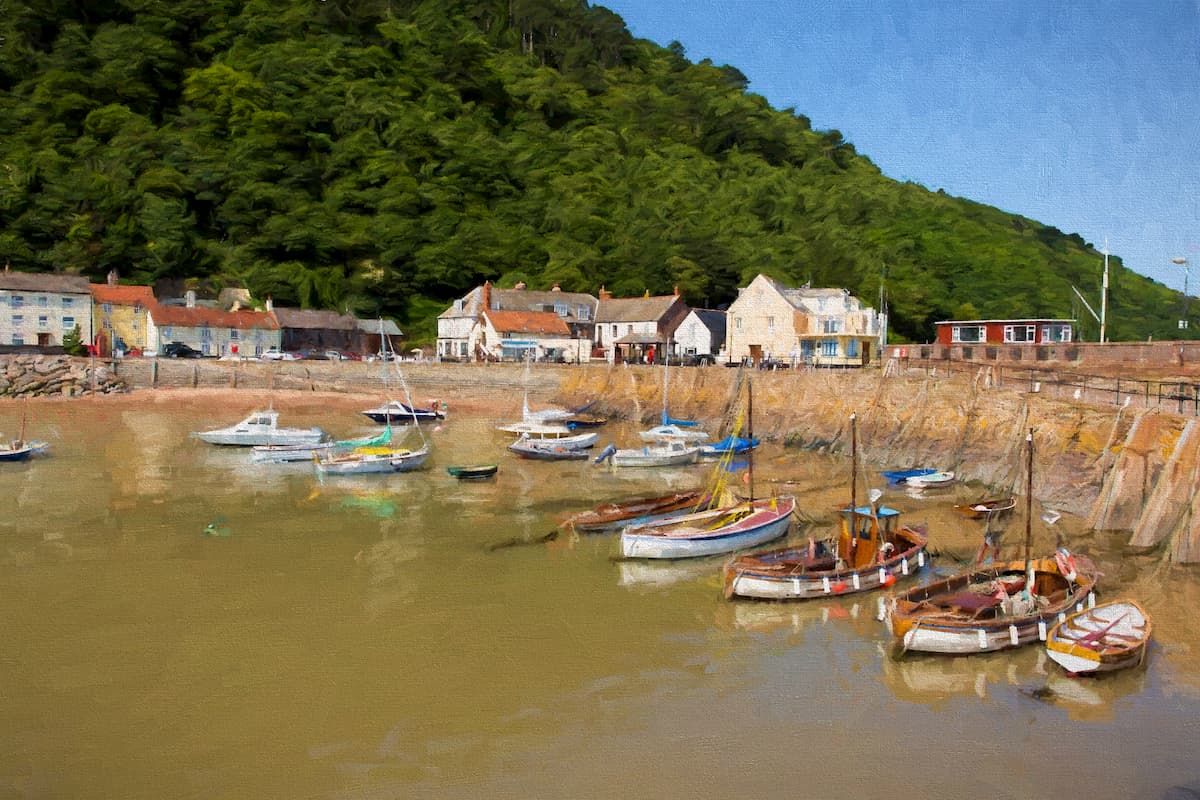 Minehead Somerset England. Exmoor National Park