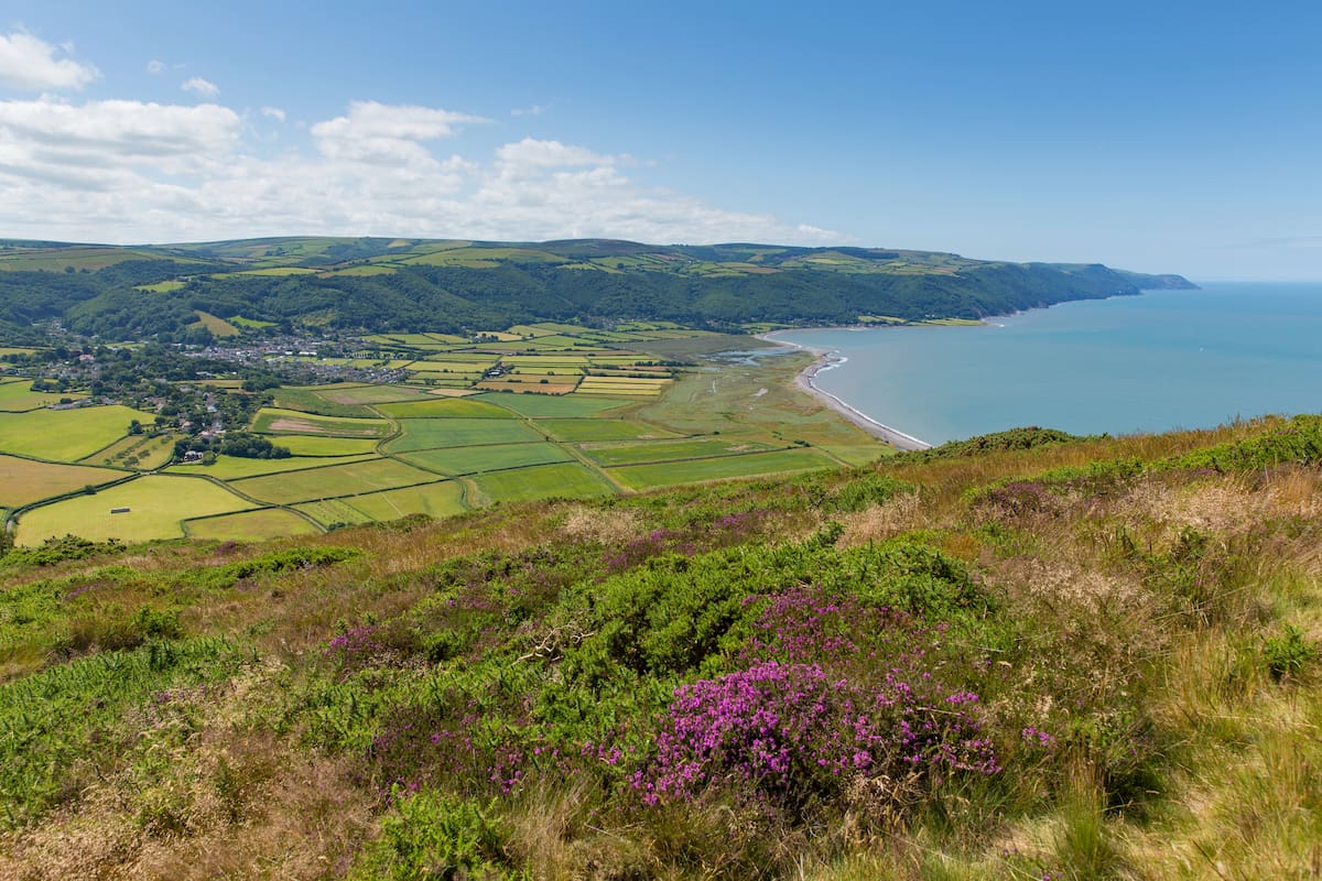 South West Coast Path. Exmoor National Park