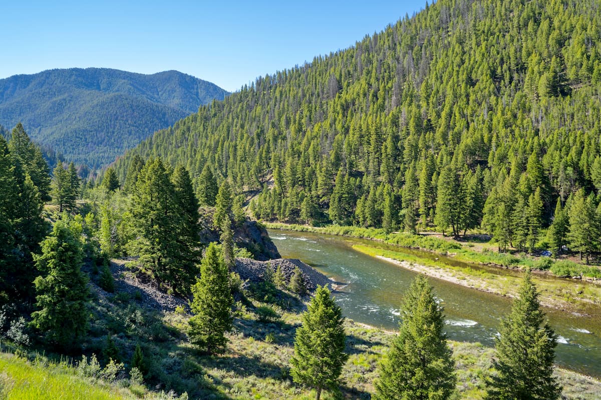 Salmon River. Frank Church-River of No Return wilderness