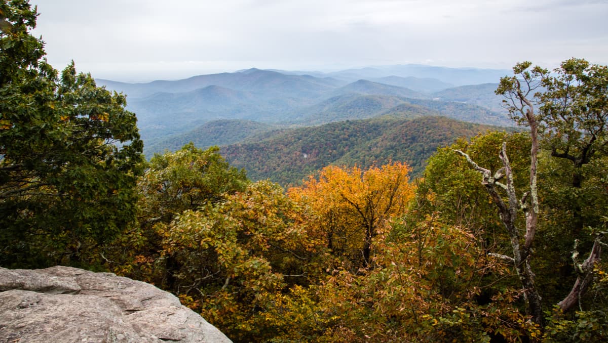 Blood Mountain. Georgia Mountains.