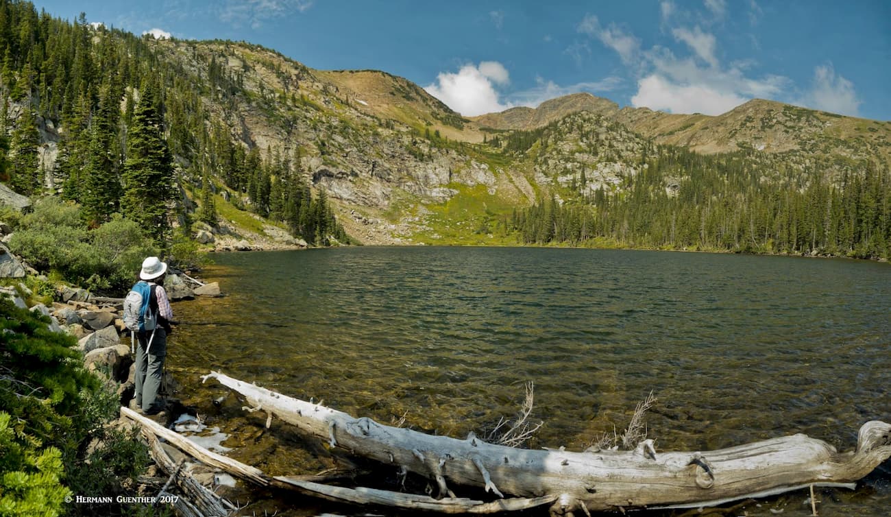 Lower Crater Lake (South). Continental Divide