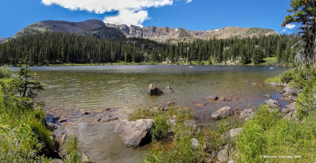 Lower Forest Lake. Continental Divide