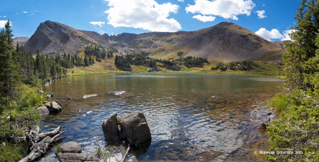 Rogers Pass Lake Continental Divide