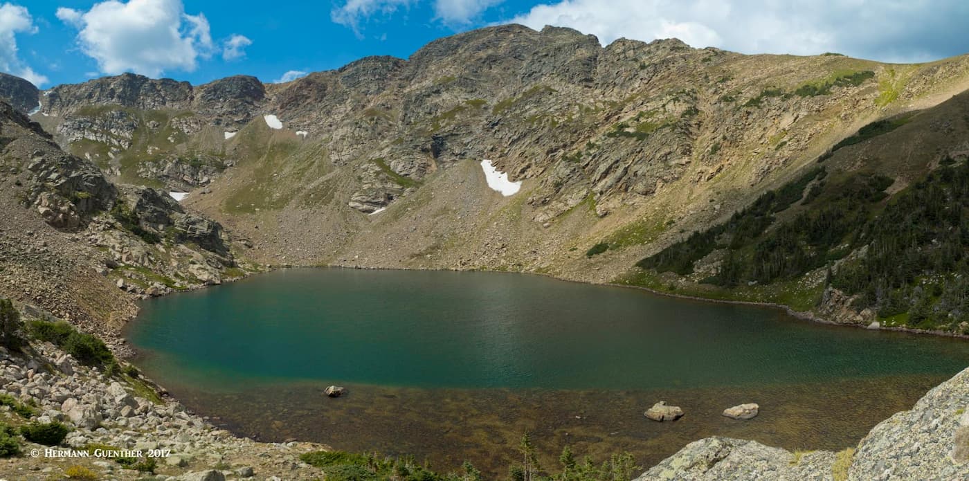 Crater Lakes. Continental Divide