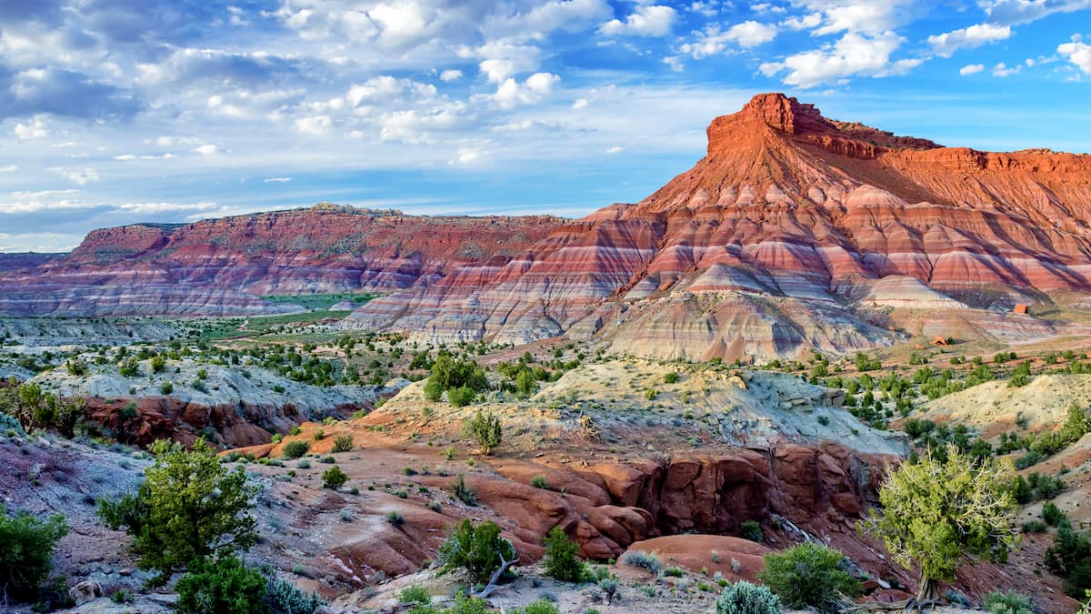Colourful Hills in Old Paria Townsite, Grand Staircase-Escalante National Monument