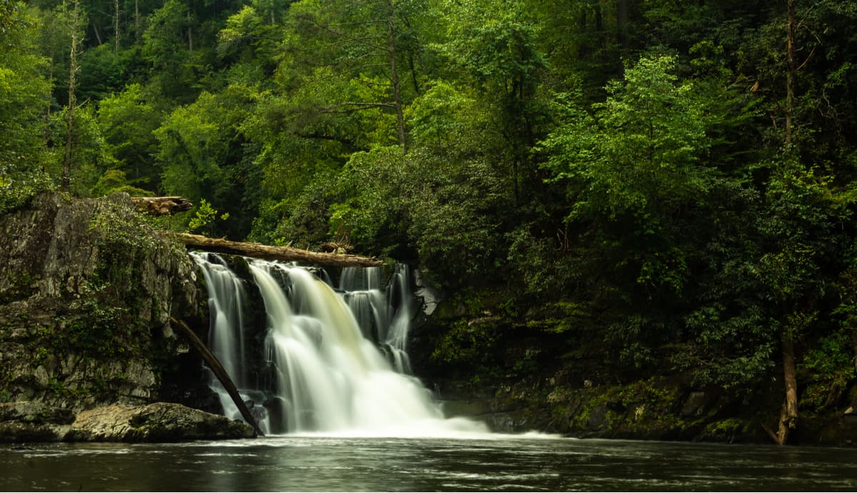 Cades Cove Falls. Great Smoky Mountains National Park 