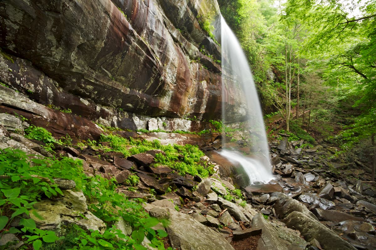 Rainbow Falls. Great Smoky Mountains
