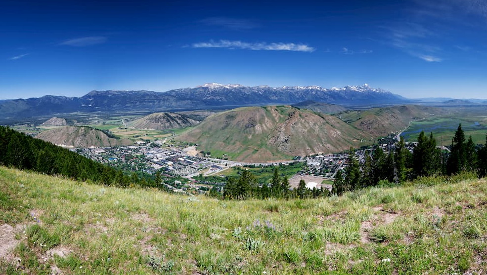Snow King Mountain, Jackson Hole, Gros Ventre Road