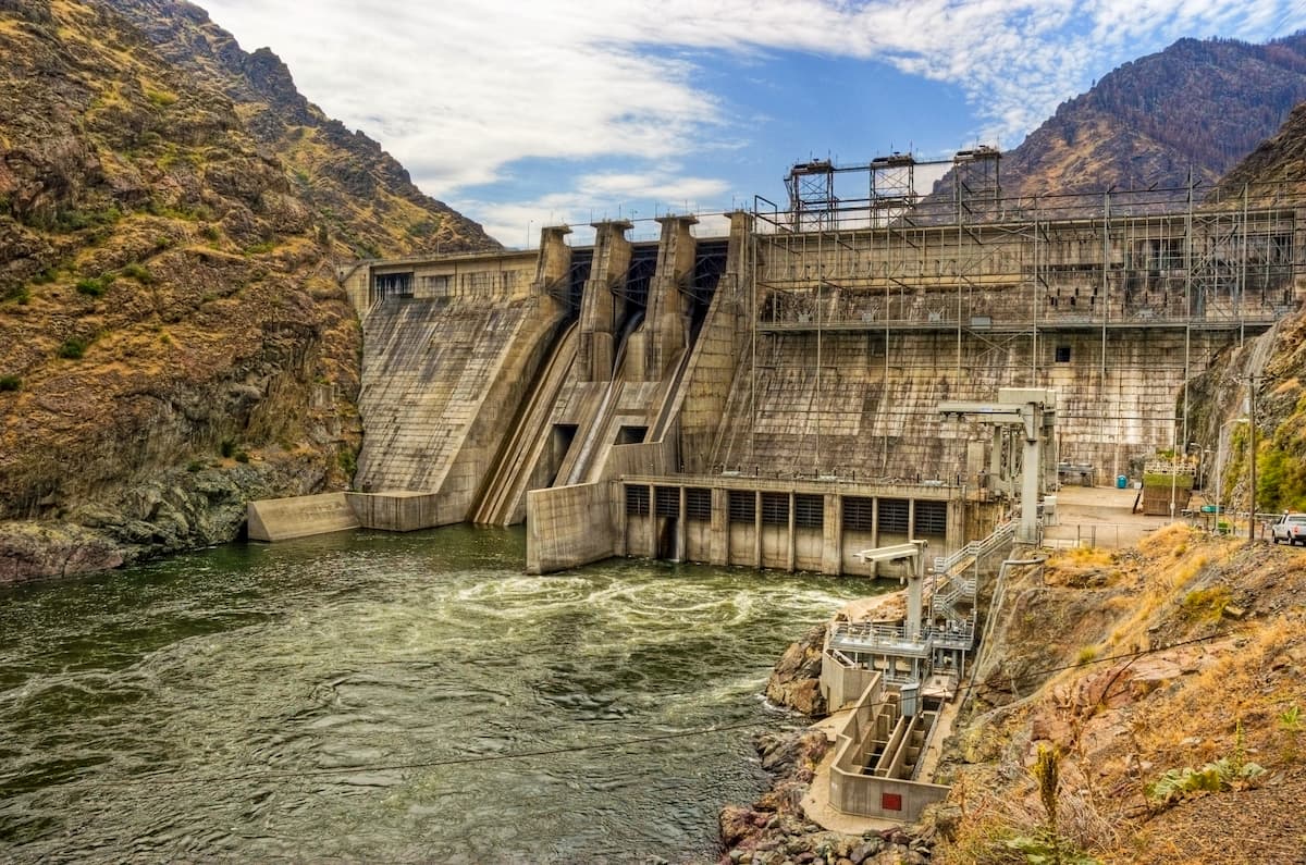 Hydropower damming. Hells Canyon National Recreation Area