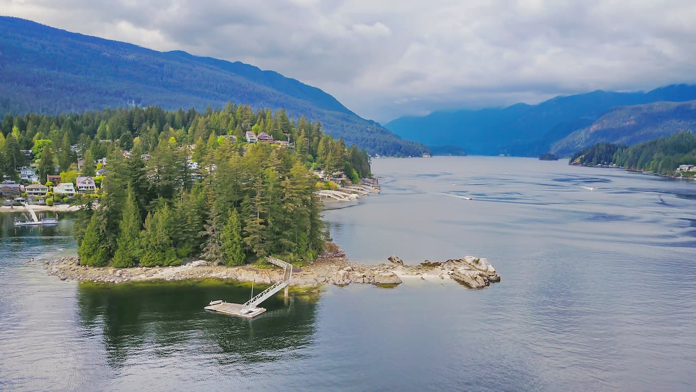 Buntzen Lake. Indian Arm Provincial Park