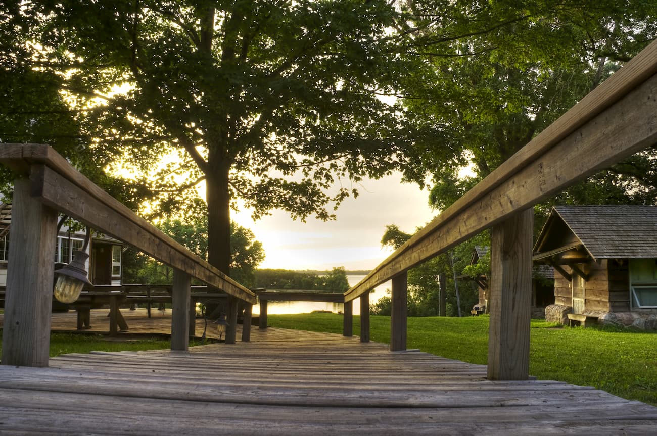 Boardwalk in Iowa